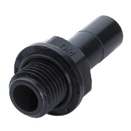 DM Adaptador macho M1/8 - espiga lisa 5/16" (8mm)
