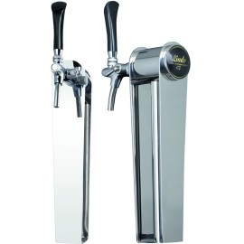 Columna Lindr NAKED con 1 grifo de acero inoxidable