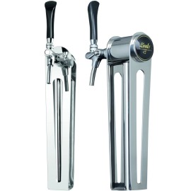 Columna Lindr NAKED con 1 grifo de acero inoxidable