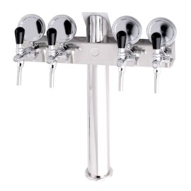 Columna Lindr "T" con 4 grifos