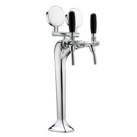 Columna Giotto "Bynight" con luz LED - 2 salidas sin grifo