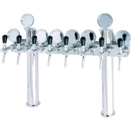 Columna Lindr "T" con 8 grifos