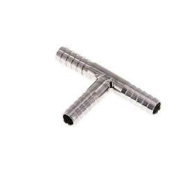 T de acero inoxidable 8mm para tubo de 3/8"