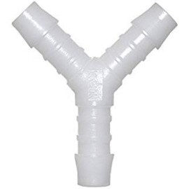 Y de plástico 9mm para tubo de 3/8" o 1/2"