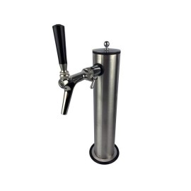 Columna de acero inoxidable sin grifo
