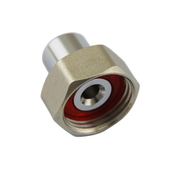 Adaptador de grifo 5/8" a cabezal Ball-Lock (rosca 1/4" MFL) Adaptador de grifo 5/8" a cabezal Ball-Lock (rosca 1/4" MFL)