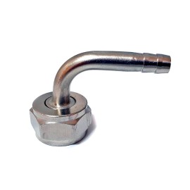 Adaptador curvo de cabezal/grifo 5/8" latón o inox