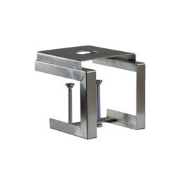 Soporte de acero inox. para bandeja y columna ø5cm
