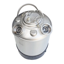 Barril de limpieza inox 9L - conexión 2x tipo S