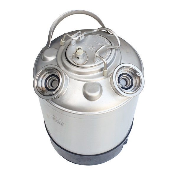 Barril de limpieza inox 9L - conexión 2x tipo S Barril de limpieza inox 9L - conexión 2x tipo S