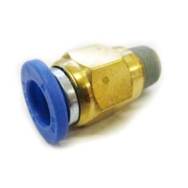 Adaptador macho rosca 1/8" x tubo 5/16" (8mm)