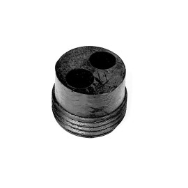 Tapón de goma tope para 2 tubos y pitón de baño