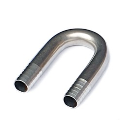 U de acero inoxidable 10mm para tubo de 1/2"