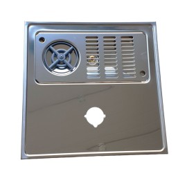 Bandeja con mojacopas 50x40cm Ø5CM para uso con soporte