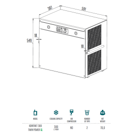 Lindr KONTAKT 300 Twin Power - 2 salidas para grifos