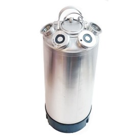 Barril de limpieza inox 18L - con 4 espadínes