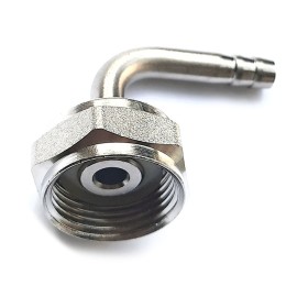 Adaptador curvo 3/4" latón o inox