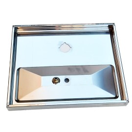 Bandeja con mojacopas 50x40cm Ø5CM para uso con soporte