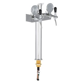 Columna Lindr "T" con 2 grifos y portalogos