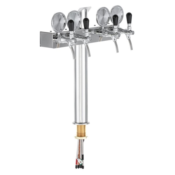 Columna Lindr "T" con 4 grifos