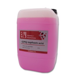CPQ topfoam acid - detergente espumante ácido - garrafa 25kg