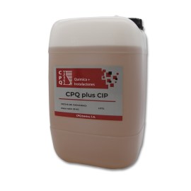 CPQ plus CIP - detergente cáustico de fase única aguas duras - garrafa 25kg
