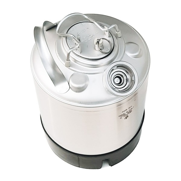 Barril de limpieza inox 9L - 1 conexión tipo Mahou - San Miguel (S multiergot) Barril de limpieza inox 9L - 1 conexión tipo Mahou - San Miguel (S multiergot)