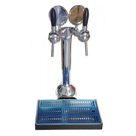 Pack preinstalado enfriador AS - 40 + columna con 2 grifos + bandeja con soporte