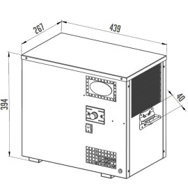 Pack preinstalado enfriador AS - 40 + columna con 1 grifo + bandeja sin soporte, sin desagüe Pack preinstalado enfriador AS - 40 + columna con 1 grifo + bandeja sin soporte, sin desagüe