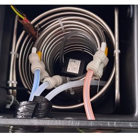 Pack preinstalado enfriador AS - 40 + columna con 1 grifo + bandeja sin soporte, sin desagüe