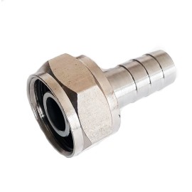 Espiga 10mm inox (para tubo de 1/2", 14 y 16mm) con tuerca de 5/8"