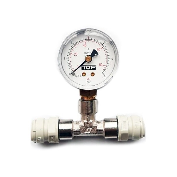 Manómetro baja presión con conexión 3/8"