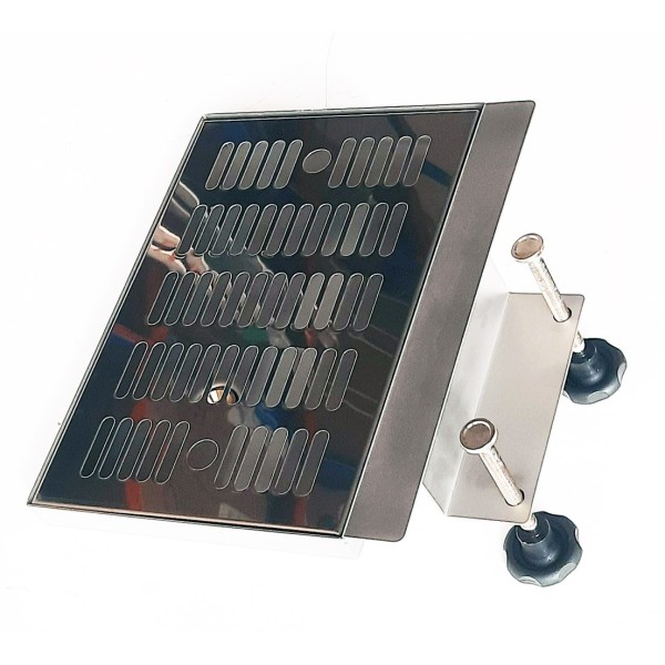 Bandeja con soporte 30 x 20cm con desagüe para uso con dispensadores portátiles Bandeja con soporte 30 x 20cm con desagüe para uso con dispensadores portátiles