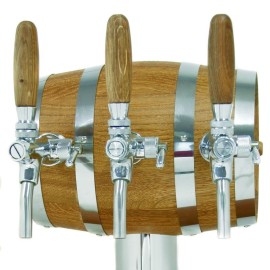 Columna Lindr Soudek con 3 grifos inox.