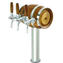 Columna Lindr Soudek con 3 grifos inox.