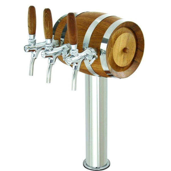 Columna Lindr Soudek con 3 grifos inox.