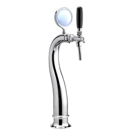 Columna Cuello de Cisne con luz LED - 1 salida sin grifo