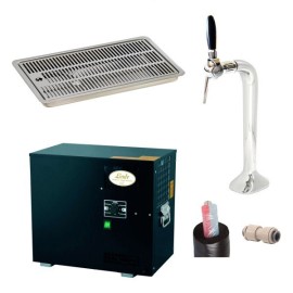 Pack preinstalado enfriador AS - 40 + columna con 1 grifo + bandeja encastrada con desagüe