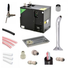 Pack preinstalado enfriador AS - 80 + columna con 1 grifo + bandeja encastrada con mojacopas