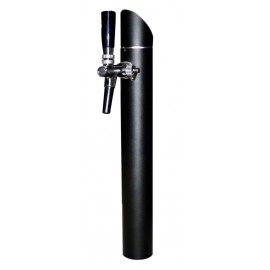 Columna Black con 1 salida, sin grifo