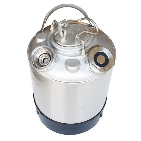 Barril de limpieza inox 9L - conexión tipo G y tipo Mahou - San Miguel (S multiergot) Barril de limpieza inox 9L - conexión tipo G y tipo Mahou - San Miguel (S multiergot)