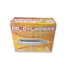 Caja de 10 cartuchos con rosca de CO2 de 16gr