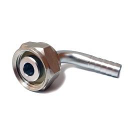 Adaptador curvo de cabezal/grifo 1/2" latón