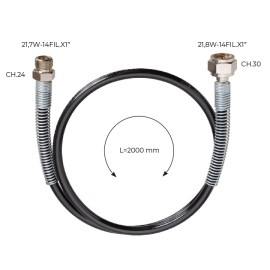Latiguillo para manorreductor w21.8 - 2m