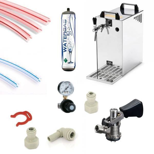 Pack completo Lindr KONTAKT 40 NEW con un grifo y con cabezal para barril Mahou de 30 litros