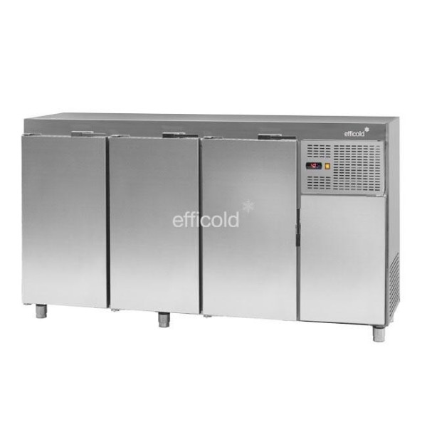 Nevera para barriles con puertas ciegas para 4 barriles de 30l ø40cm - Efficold EB-504 IPC C/ILU