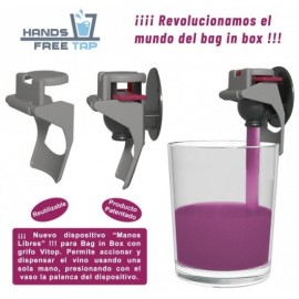 Dispositivo hand-free para grifo dispensador BIB Dispositivo hand-free para grifo dispensador BIB