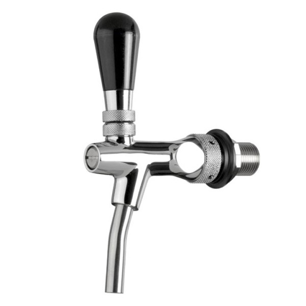 Grifo TOF cromado sin compensador, rosca 5/8", rosca 35mm de largo