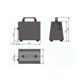 Compresor de aire Lindr VK 30 para barriles con o sin bolsa