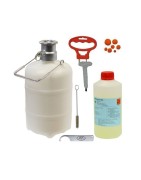 Kits de limpieza, barriles y adaptadores de limpieza.